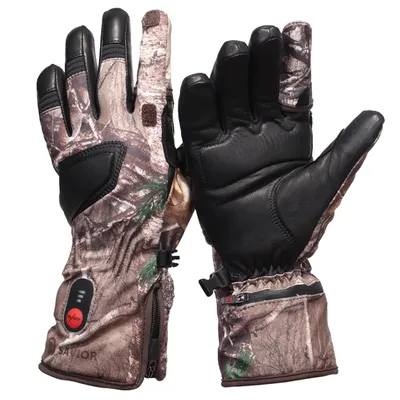 Electric Heating Custom Hunting Heated Glove Winter Outdoor Gloves Warm Waterproof Windproof Hunting Fishing Gloves