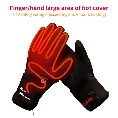 Electric heated skiing riding OEM gloves intelligent temperature regulation Heated Glove
