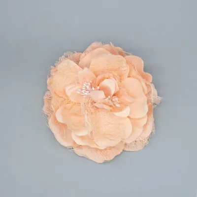 Fabric Flower Cloth Brooch For Girls