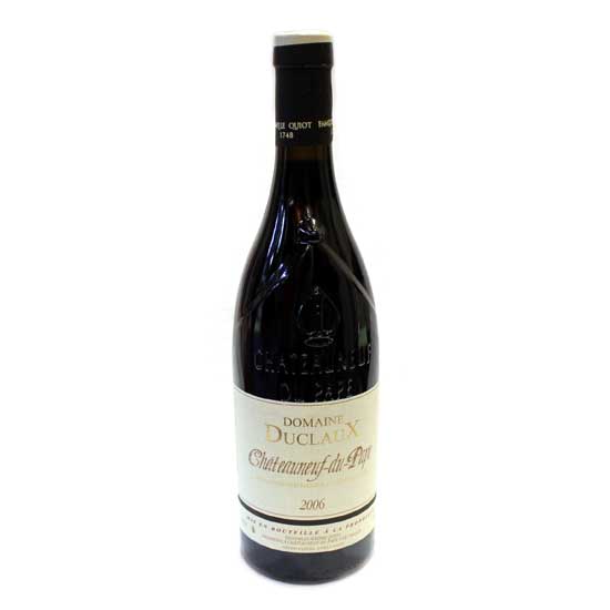 Famille Quiot Domaine Duclaux 2006 Food & Beverage