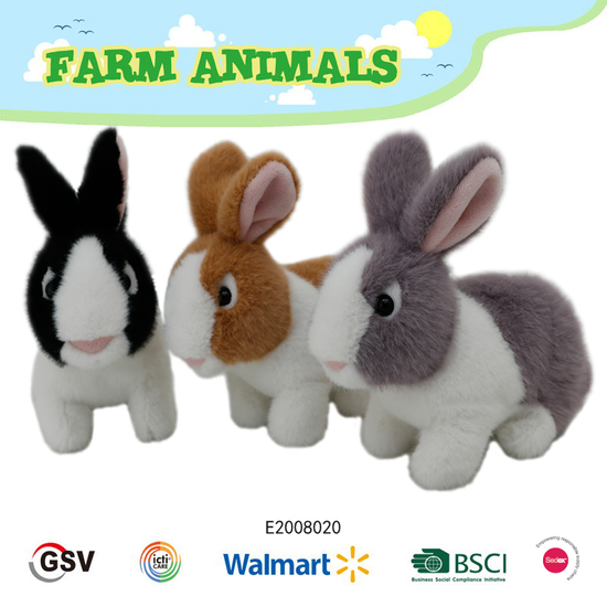 Farm Animals Rabbit Plush Toy | Plush & Stuffed Toys | Gifts, Toys ...