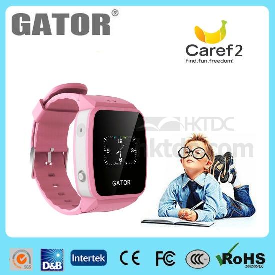 Gator Selling in Wal Mart Caref Smart Watch For Kid The World Smallest Waterproof GPS Tracker Watch Wearable Technologies Consumer Electronics