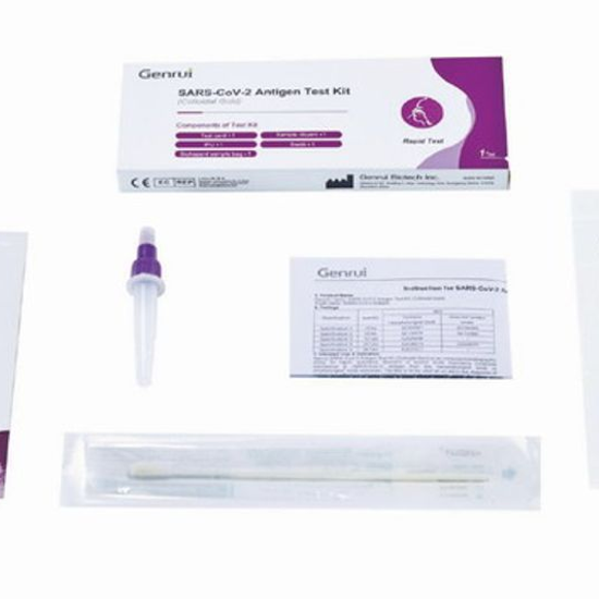 Genrui SARSCoV2 Antigen Test Kit_E Tester Scientific, Testing