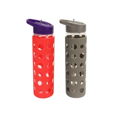 Glass Bottle w/ Sleeve