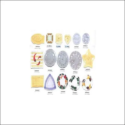Glass plate and ashtray 