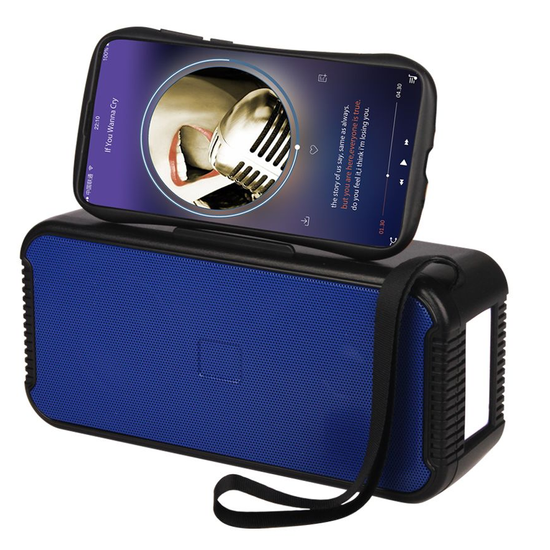 HS2319 Wireless Solar panel Speaker Mobile phone holder with Torch