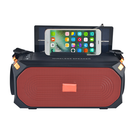 HS2407 Portable Speaker Wireless Speaker Stereo Octavo Solar Speaker