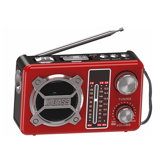 HS2856 Perfect Mini wireless Radio handle portable Radio with LED