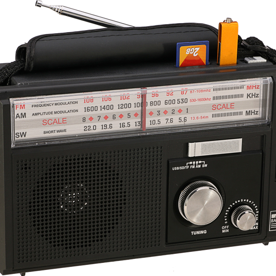 HS2942 Rechargeable Pocket Retro portable Radio with BT Solar powered