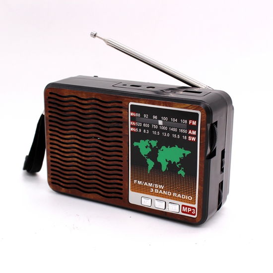 HS3080 Outdoor portable retro classic radio player AM/FM/SW 3band FM