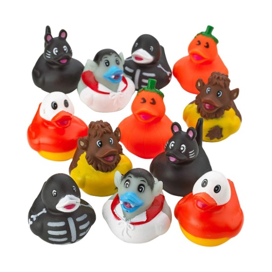 Halloween Rubber Ducky Set of 12 Gifts, Toys & Sports Supplies