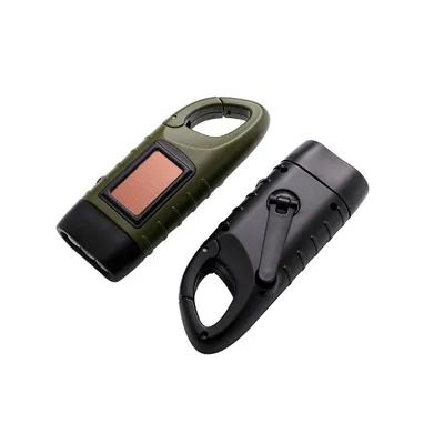 Hand-cracking Solar Flashlight