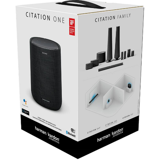 Harman Kardon Citation One MKII Allinone Smart Speaker (Black) Home