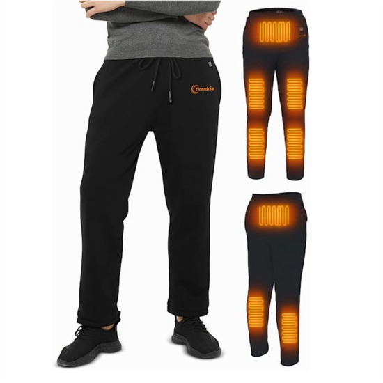 Smart Heated Pants 8-Zones Carbon Fiber USB Smart Electric Heating