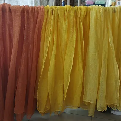 Hemp shawls, Leno