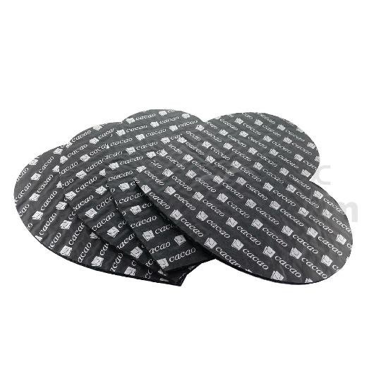 High quality chocolate paper cushion pad 7layer 4mm black paper cushion