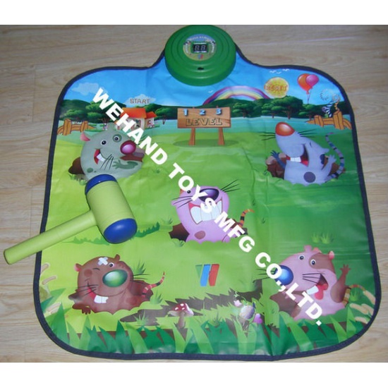 Hit Moles Play Mat,Whack Moles Play Mat Gifts, Toys & Sports Supplies