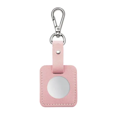 Imitation leather Air Tag Case Keychain