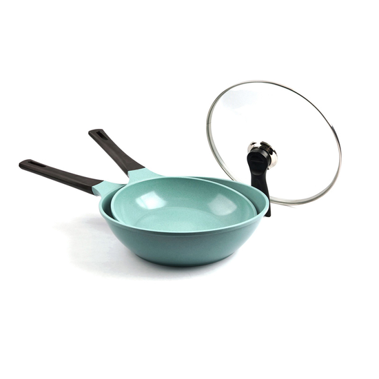 Jadeceramic coating frying pan, Wok, JadeCera Kitchenware Homeware