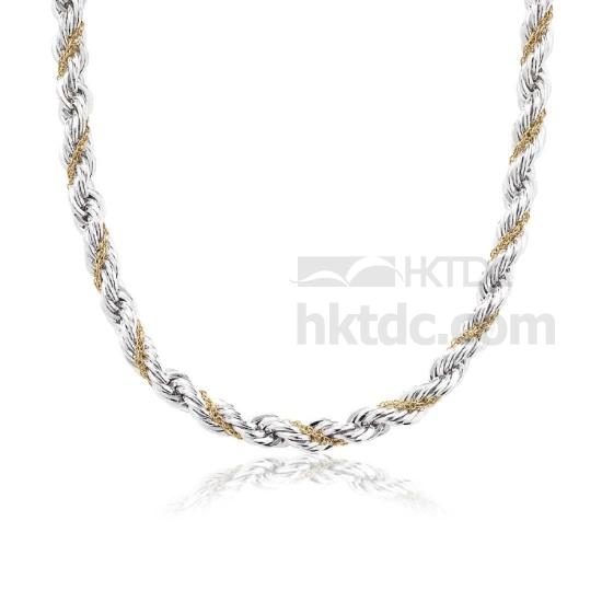 Jewelry Gold and Silver Rope Chain Necklace | Fashion, Eyewear ...