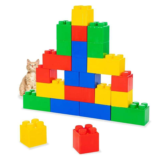 Jumbo Blocks for Toddlers Set Plastic Large Building Blocks for Kids