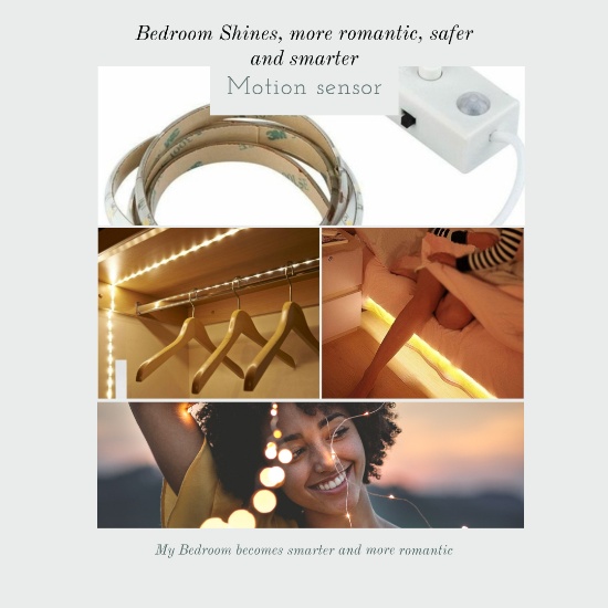 LED Motion Sensor Bedside Light strip | Lights | Home Products, Lights ...