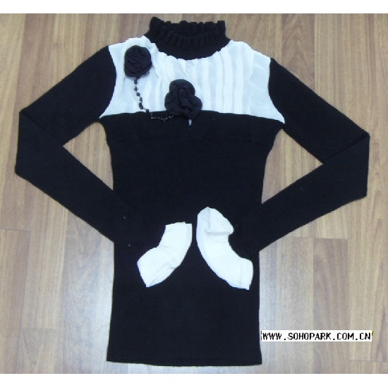 Ladies Knitted Pullover Fashion Clothing Accessories