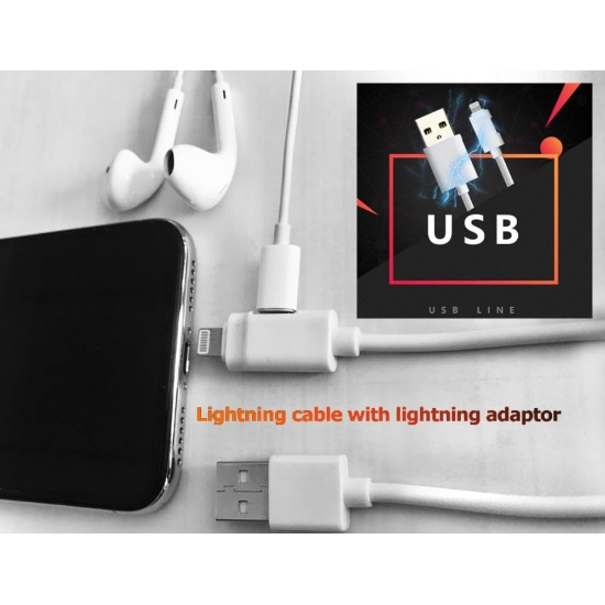 Lightning Adaptor Splitter Cable for iPhone Cables & Accessories