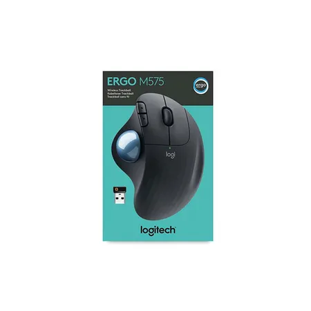 NEW LOGITECH ERGO M575 WIRELESS TRACKBALL COLOR: BLACK 910-005869