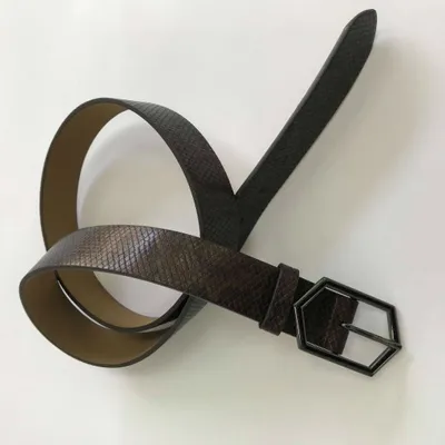 Mens Patterned Belt 