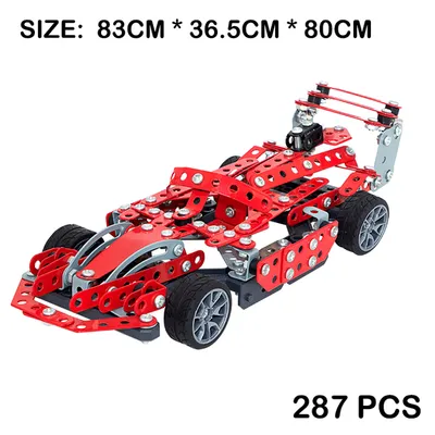 Metal DIY puzzle toys STEM building blocks toy 287pcs