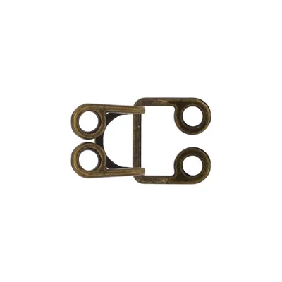 Metal Hook and Eye Closure