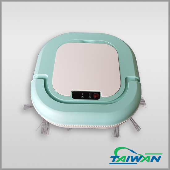 Mini Robotic Vacuum Cleaner with Docking Station and Remote Control