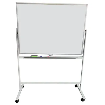Mobile double-sided magnetic flip-over lwhiteboard for office,teaching,home use,commercial, workshop production meeting,drawing