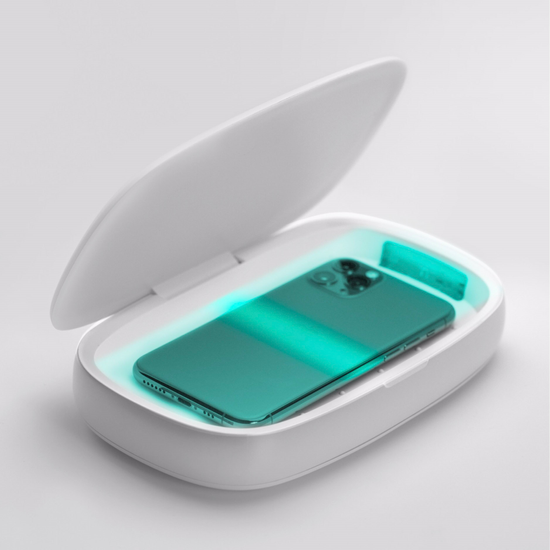 Momax Q.Power UVBox UV Sanitizing Box with Wireless Charging Hair