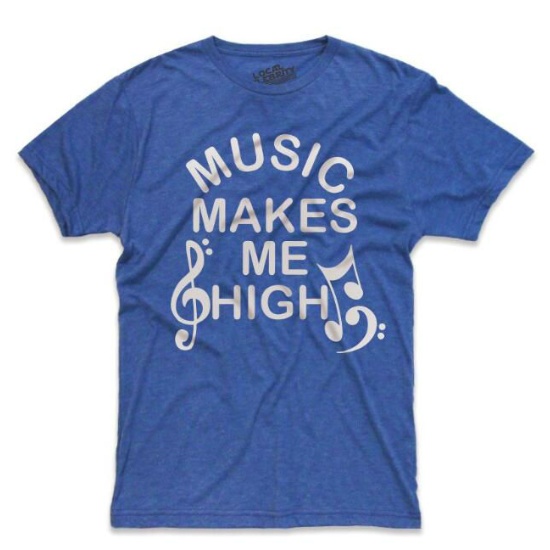 Music Makes Me High T-Shirt | Fashion, Clothing & Accessories