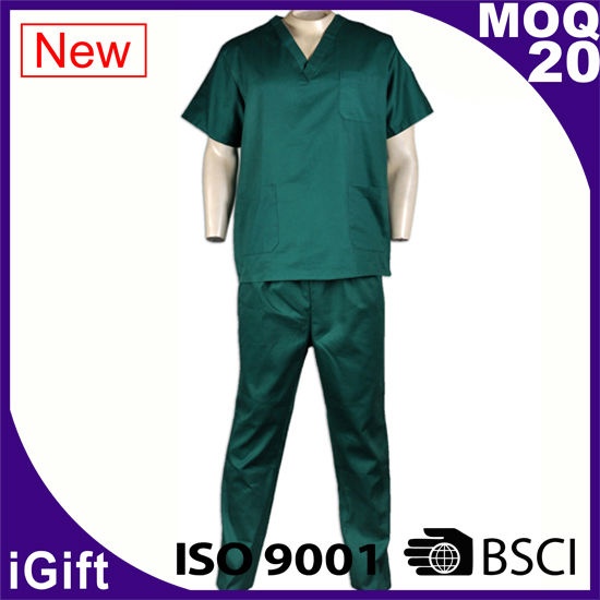 New Style Design Easy Care Clinic Doctor Nurse Uniform for Hospital