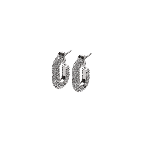 ★2022SS新作★MZUU★DAYZ Tiny Square Frame Hoop Earrings 글로벌