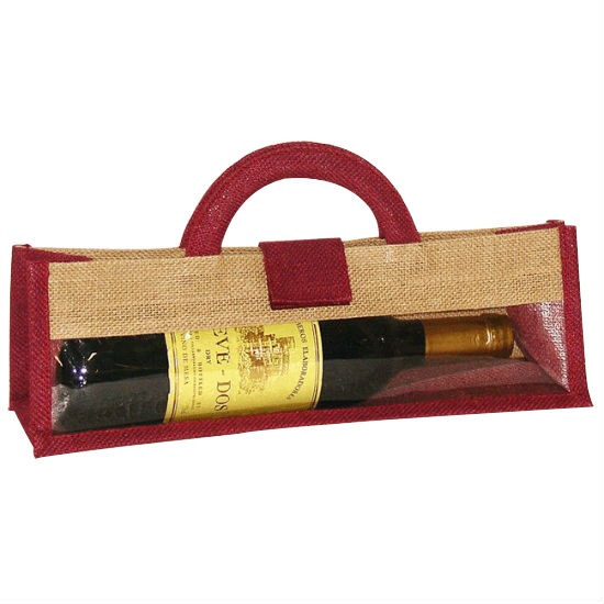 woven wine bag