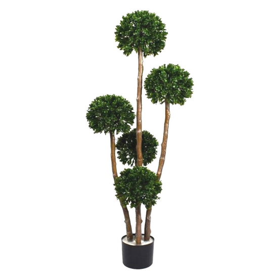 Outdoor Artificial Plant of The Boxwood Ball Tree in Pot | Home Décor ...
