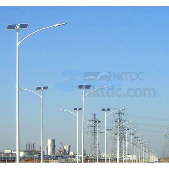 Outdoor Solar Street Lighting with Pole | Environmental Protection ...