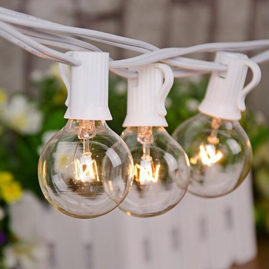 Globe string lights 100 ft outlet