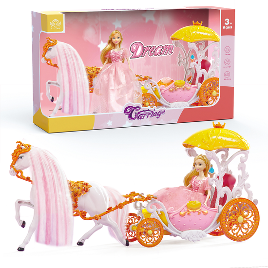 PRINCESS HORSE CARRIAGE Action Figures Gifts Toys Sports