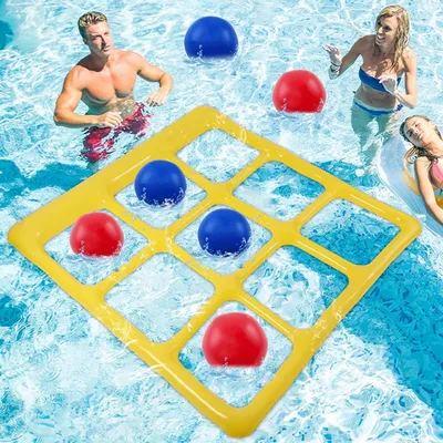 PVC Inflatable Tic Tac Toe Game Pool Float Toys