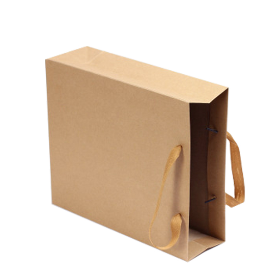 Plain Brown Kraft Paper Gift Bags With Handles