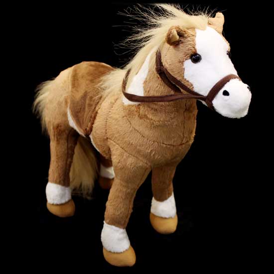 plush horse stable playset