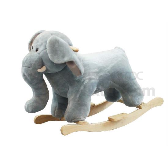 happy trails elephant plush rocking animal