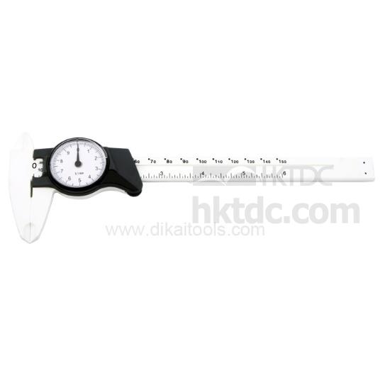 Pocket Gem Caliper Plastic Dial Caliper Jewelry Slide Dial Caliper