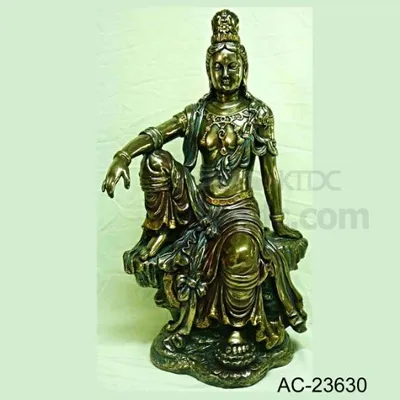 Polished Bronze Guan Yin