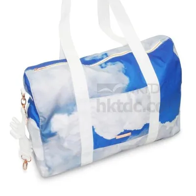 Printed RPET Polyester Duffel Travel Bag
